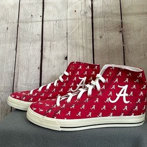 Never Worn - Alabama Red/White Sneakers